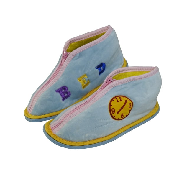StarBay Boys Girls Toddler Cute Design Indoor and Outdoor Slipper with Adjustable Strap or Zip-up Closure Easy on and off Warm Shoe