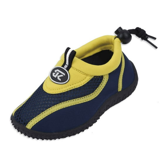 StarBay Kids Athletic Beach & Pool Water Shoes, Aqua Socks with Cord Toggle