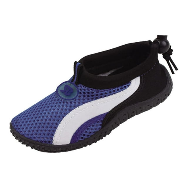 StarBay Kids Athletic Beach & Pool Water Shoes, Aqua Socks with Cord ...