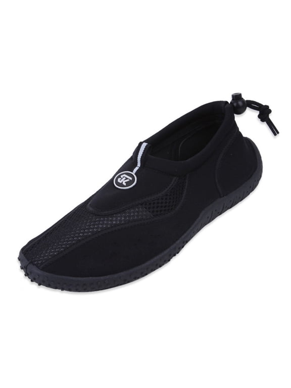 StarBay Men's Classic Athletic Adjustable Toggle Closure Water Shoes Aqua Socks