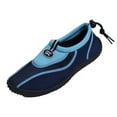 thumbnail image 1 of StarBay Men's Stripe Athletic Adjustable Toggle Closure Water Shoes Aqua Socks (#5907), 1 of 2