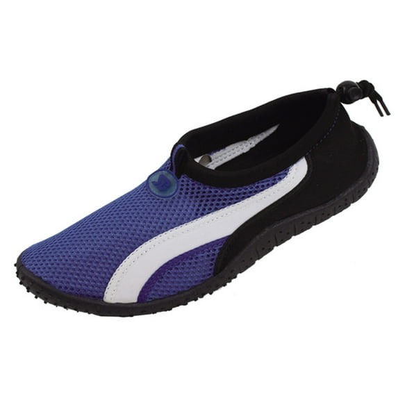 StarBay Men's Wave Athletic Adjustable Toggle Closure Water Shoes Aqua Socks (#5908)