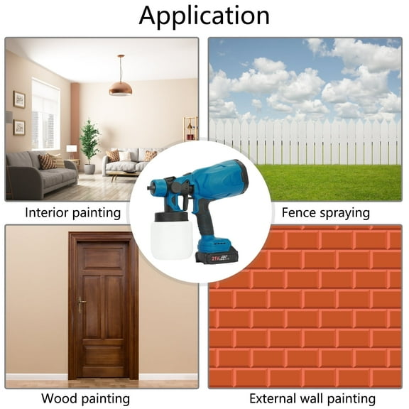 StarBay Mini Paint Sprayer, Lightweight and Powerful, Rechargeable Electric Handheld Sprayer with 3 Spray Patterns for Multipurpose Use