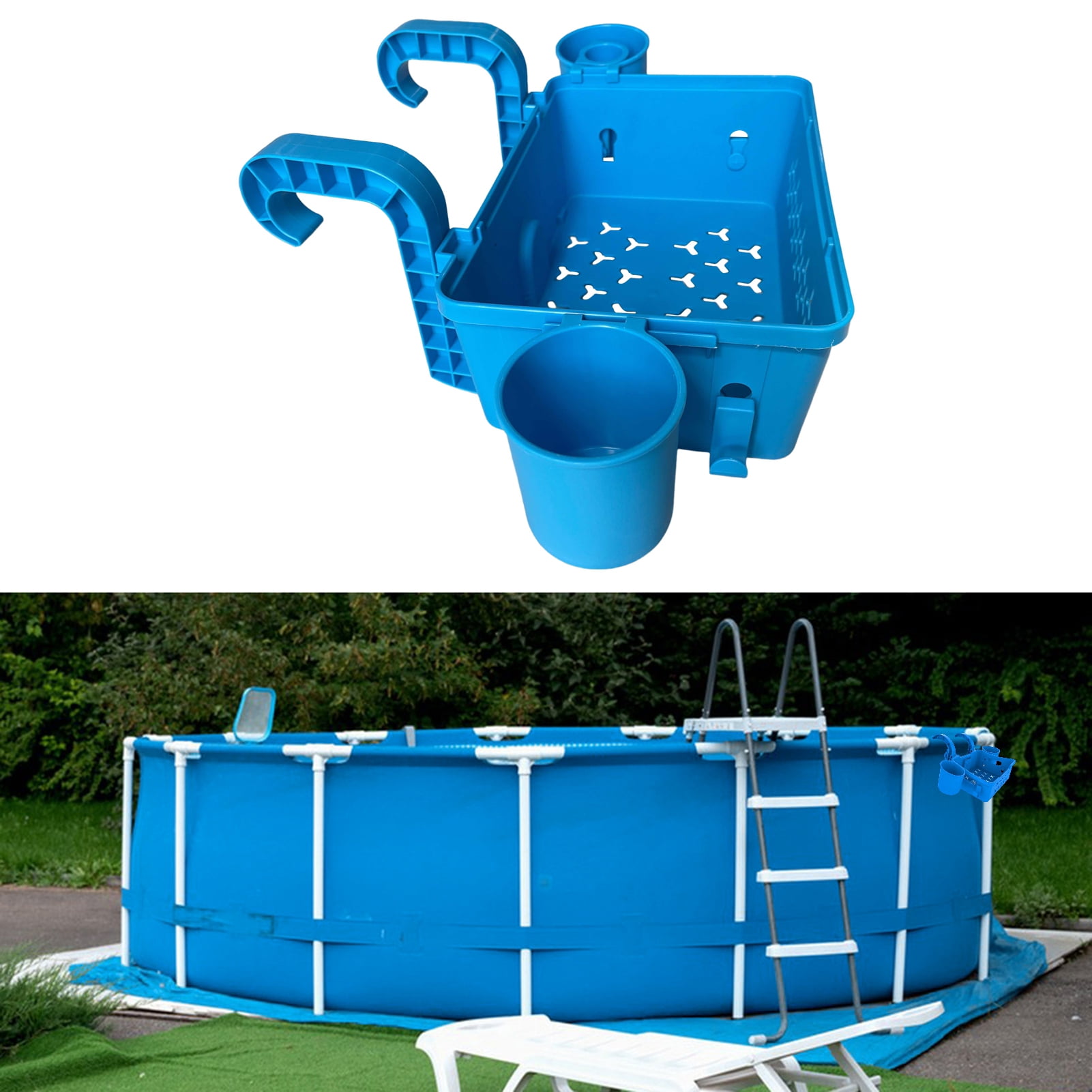 StarBay Poolside Storage Basket Large Capacity Swimming Pool Organizer ...