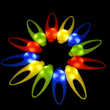 StarBay Silicone LED Pet Pendant Collar 3 Light Modes Night Safety Luminous Tag for Dogs/Cats