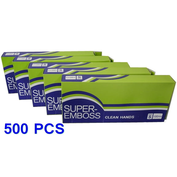 StarBay Small Size, Non-Stick Food Sushi Rice Disposable Gloves, Food Service Medical Grade, Non-Sterile, Latex Free, Powder Free Protective Glove (5 Boxes = 500pc total)