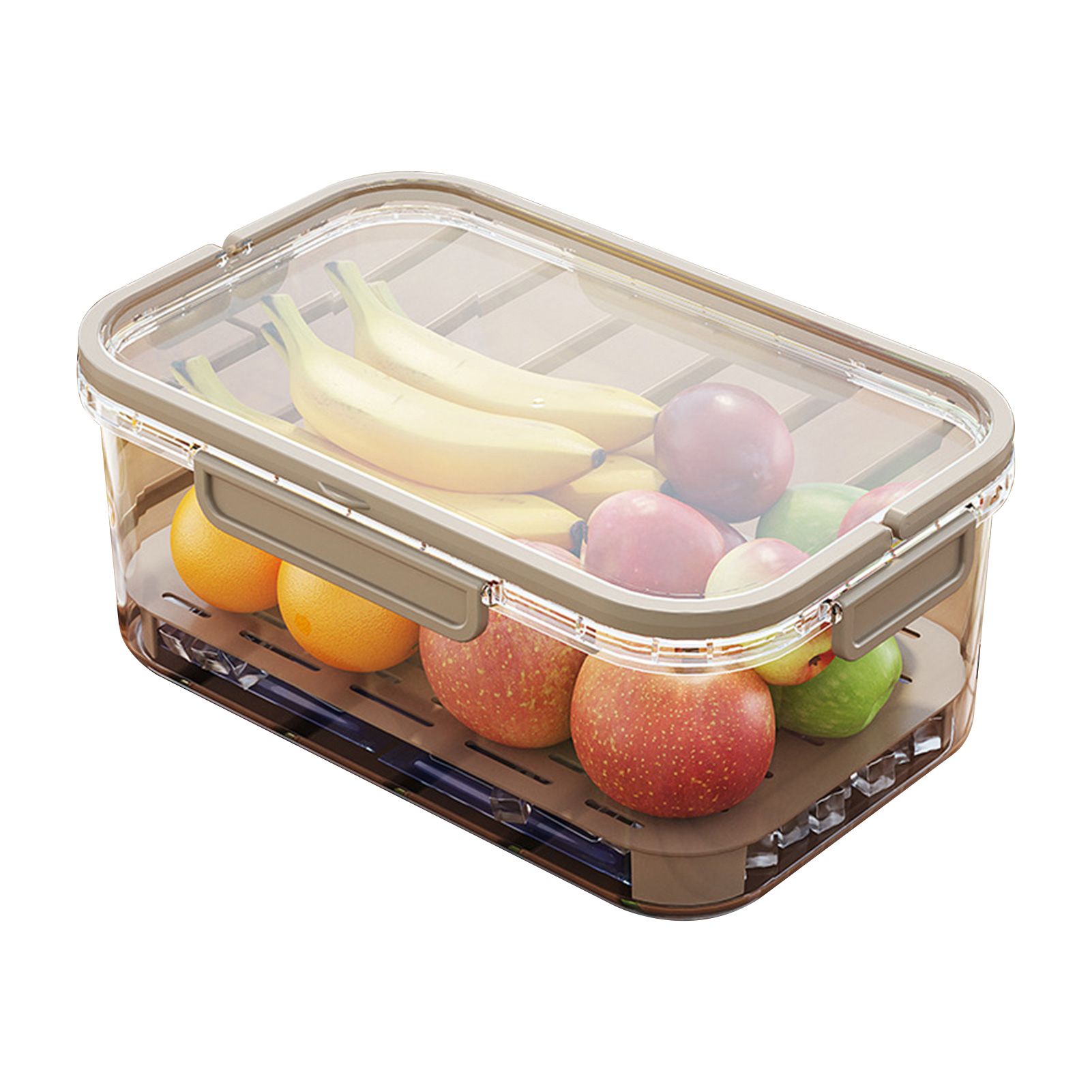 StarBay Ventilated Refrigerator Organizer Fridge Organizer with Lid ...