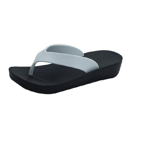 StarBay Women's Comfort Bold Thong Strap Beach Wedge Sandals