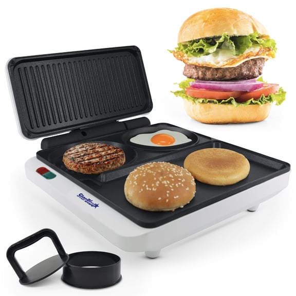 StarBlue Hamburger Grill Maker - Burger Press, Recipes eBook