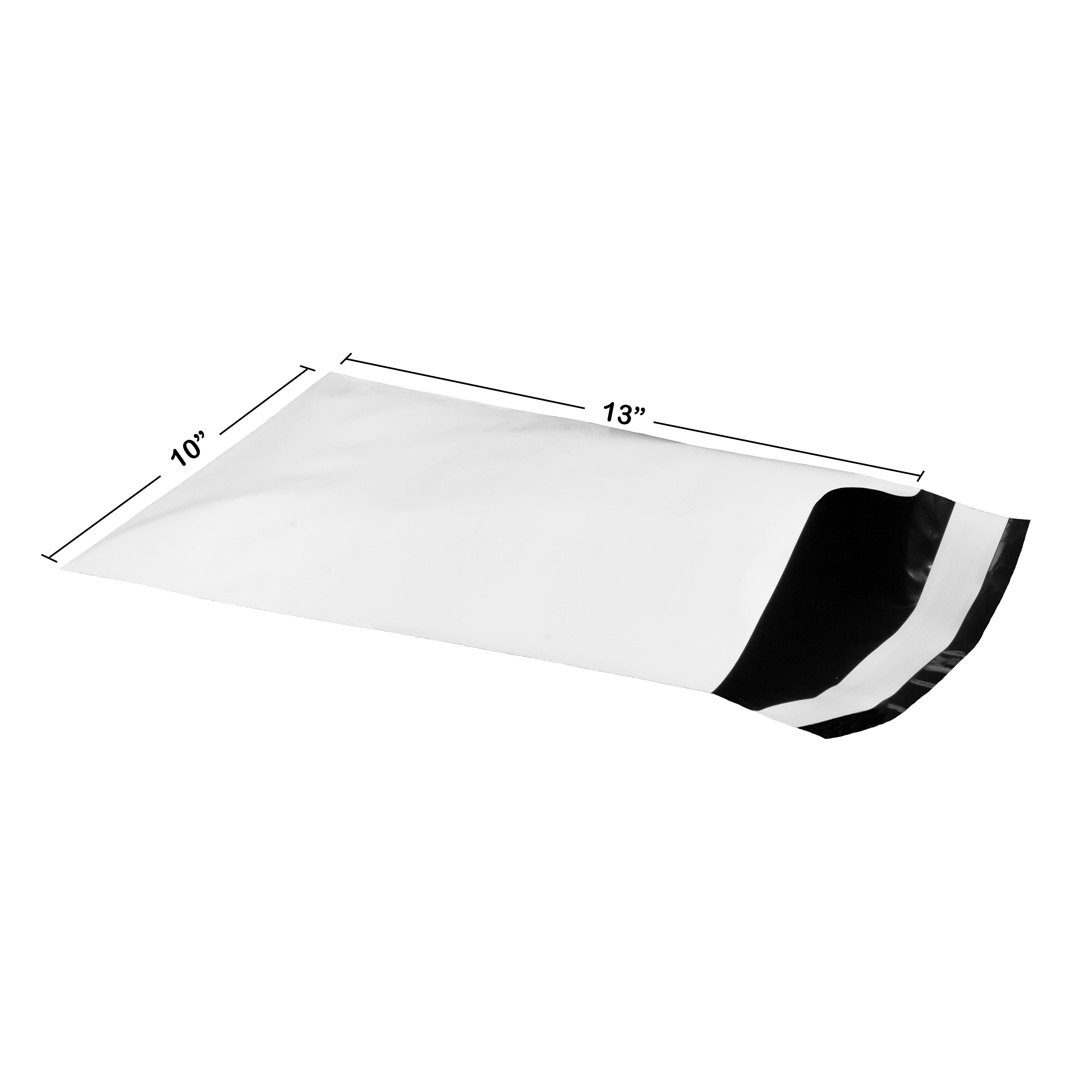 StarBoxes 1000 Poly Mailers Bags 10x13" - #3 White Self Seal Envelopes