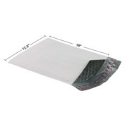 StarBoxes 25 Poly Bubble Mailer Bags 12.5x19 - #6 White Self-Sealing