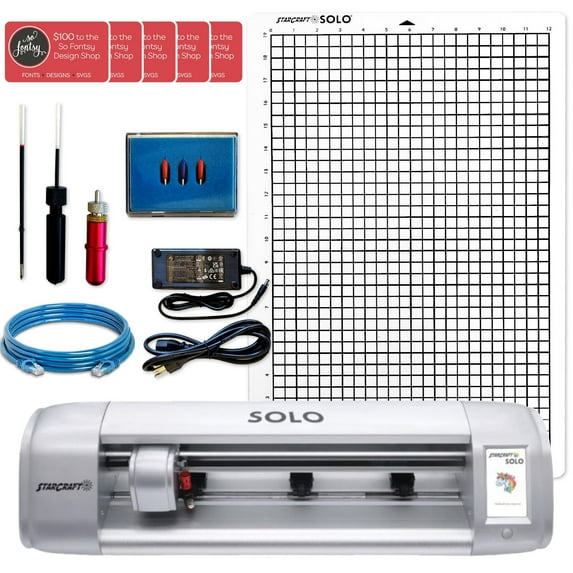 StarCraft Solo 16 Inch Precision Vinyl Cutter with Pen Base Bundle ...