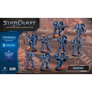 Archon Studio StarCraft Tabletop Miniatures Game   Terran Marine Expansion Set, 9 Miniatures, English