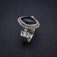 thumbnail image 1 of StarGems&reg; Natural Black Onyx Handmade 925 Sterling Silver Ring 7.25 F1746, 1 of 5