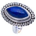 thumbnail image 1 of StarGems&reg; Natural Lapis Lazuli Handmade 925 Sterling Silver Ring 7 F0040, 1 of 7