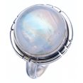 thumbnail image 1 of StarGems&reg; Natural Moonstone Handmade 925 Sterling Silver Ring 4.75 F2531, 1 of 6