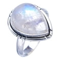 thumbnail image 1 of StarGems&reg; Natural Moonstone Handmade 925 Sterling Silver Ring 5.75 F2565, 1 of 7