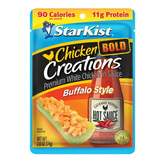 StarKist Chicken Creations BOLD Buffalo Style Chicken, 2.6 oz. Pouch