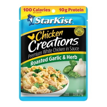 StarKist Chicken Creations, Garlic and Herb, 2.6 oz Pouch