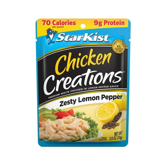 StarKist Chicken Creations Zesty Lemon Pepper Chicken (Pack of 3)