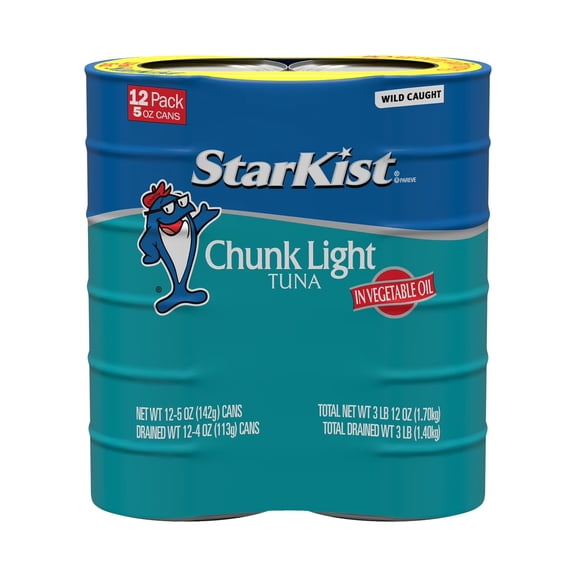 StarKist Chunk Light Tuna in Oil Wild Caught 20g Protein
