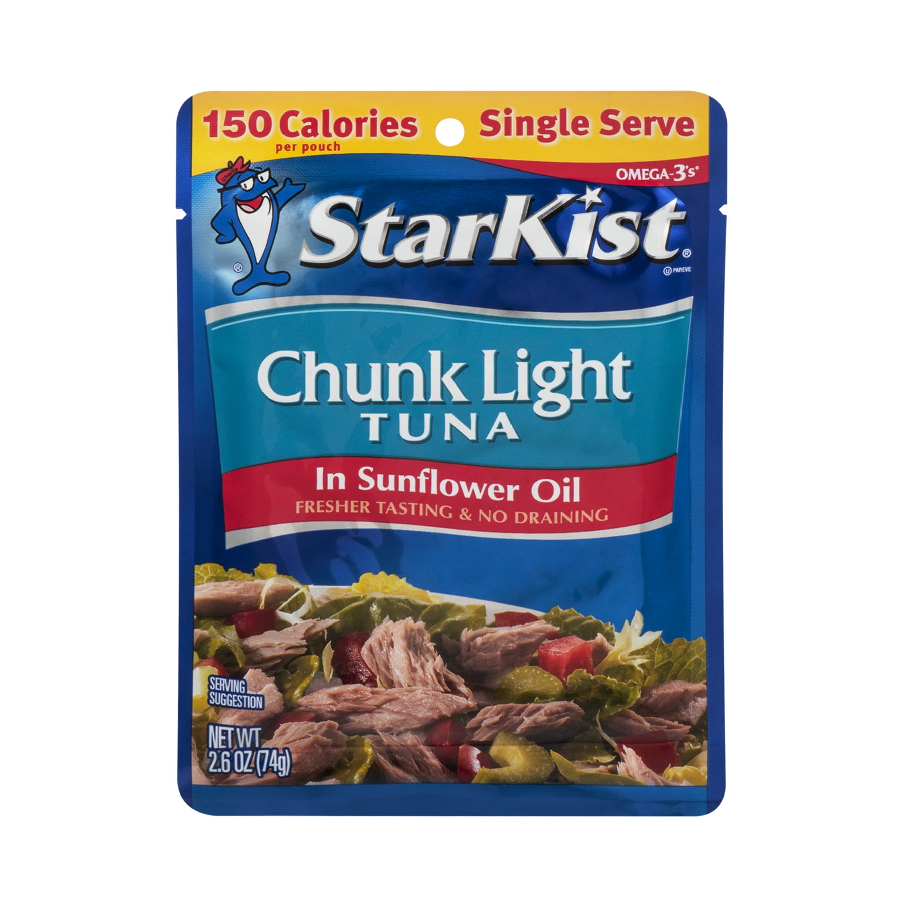 StarKist Chunk Light Tuna In Sunflower Oil 2 6 Oz Pouch ItFRESH starkist-chunk-light-tuna-in-sunflower-oil-2-6-oz-pouch-itfresh