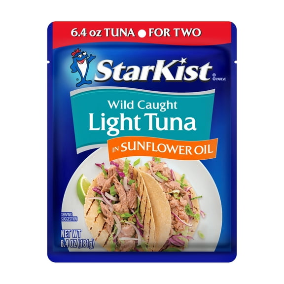 StarKist® Chunk Light Tuna in Sunflower Oil - 6.4 oz Pouch