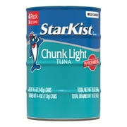 StarKist Chunk Light Tuna in Vegetable Oil, 5 oz, 4 Cans