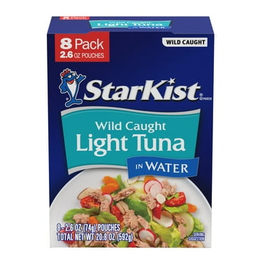StarKist Chunk Light Tuna in Water - 2.6 oz Pouch (8-Pack)
