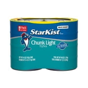 StarKist Chunk Light Tuna in Water, Wild Caught, 20g Protein, 5 oz, 8 Cans