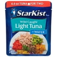 thumbnail image 1 of StarKist Light Tuna in Water, Wild Caught, 19g Protein, 6.4 oz Pouch, 1 of 5