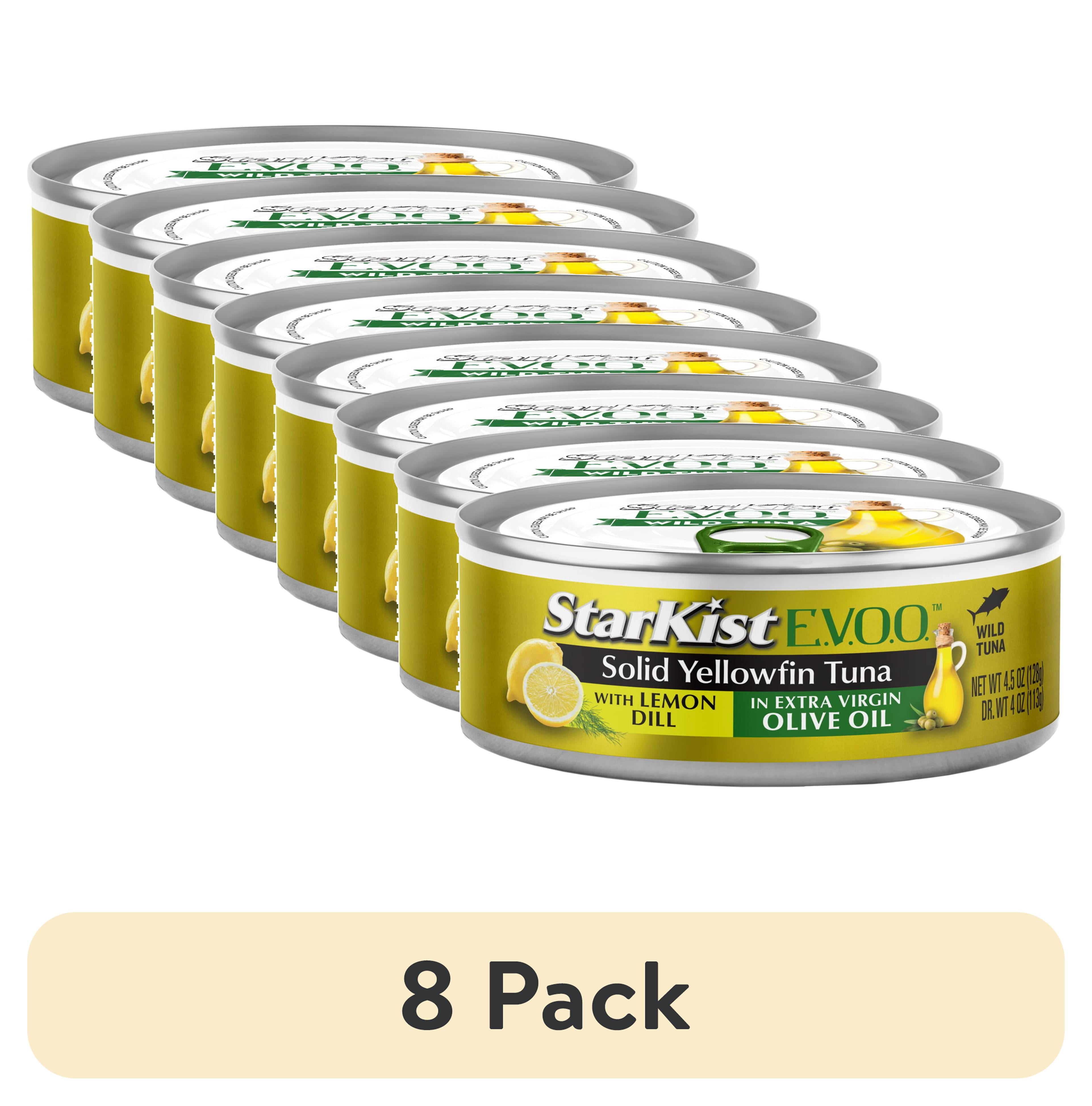 (8 pack) StarKist E.V.O.O. Solid Yellowfin Tuna in Extra Virgin Olive ...