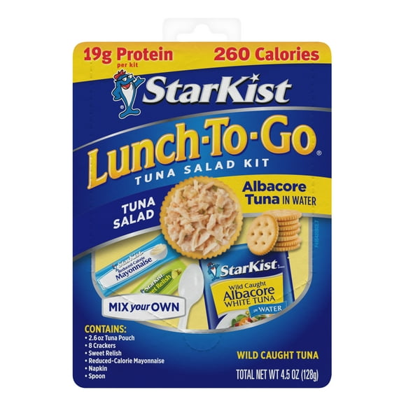 StarKist Lunch-To-Go Albacore Tuna in Water, 4.1 oz. Box