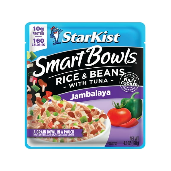 StarKist Smart Bowls Tuna, Jambalaya, 10g Protein, 4.5 oz Pouch