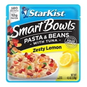 StarKist Smart Bowls Tuna Pasta & Beans Zesty Lemon, 4.5 oz Pouch