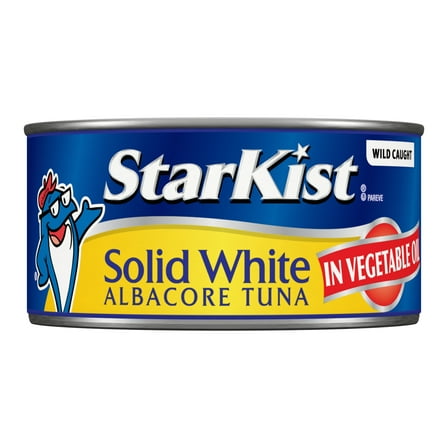 StarKist Solid White Albacore Tuna in Oil, 19g Protein, 12 oz Can
