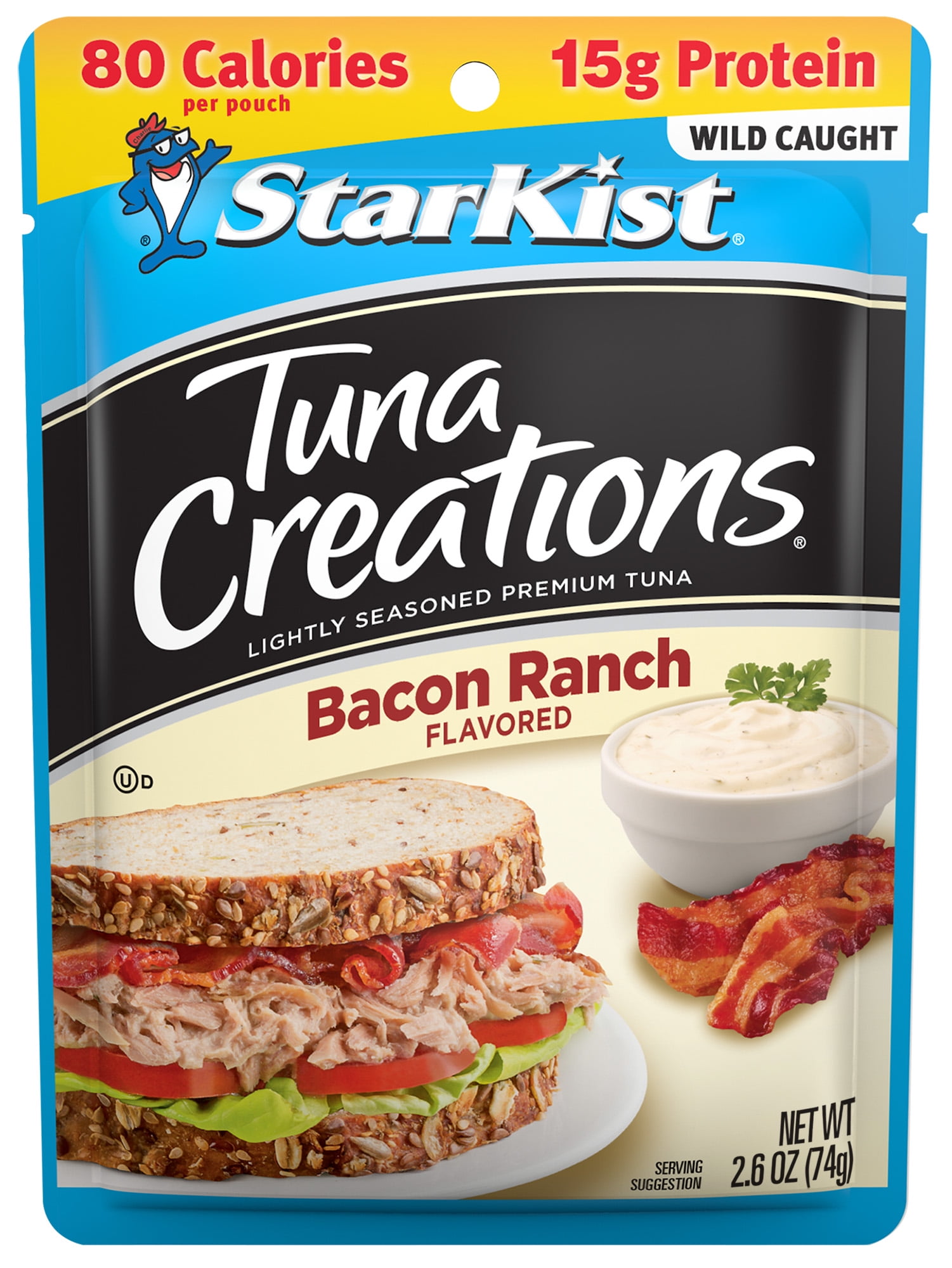 StarKist Tuna Creations, Bacon Ranch, 2.6 oz Pouch