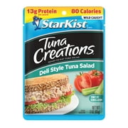 StarKist Tuna Creations, Deli Style Tuna Salad, Wild Caught, 13g Protein, 3 oz Pouch