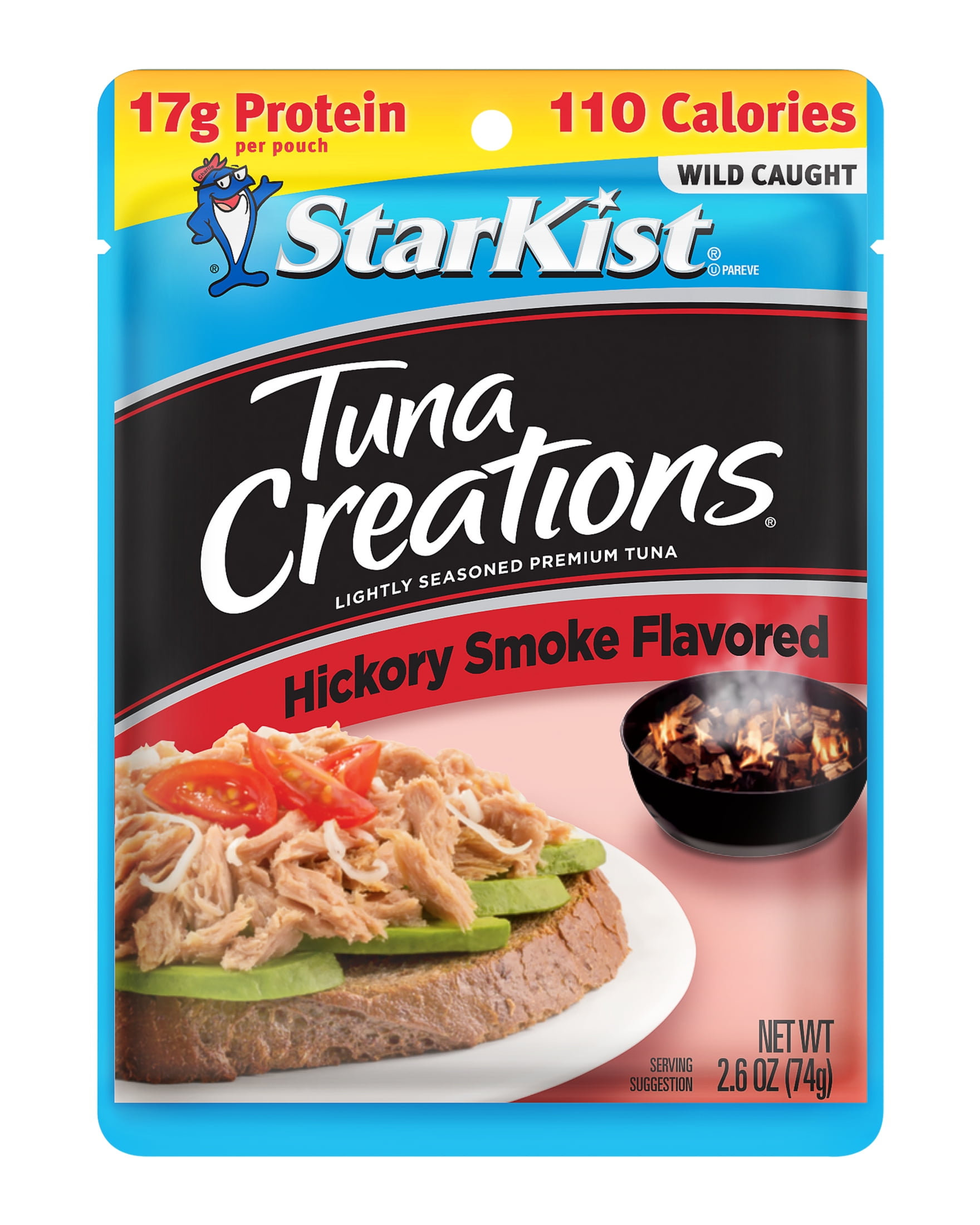 StarKist Tuna Creations, Hickory Smoked, 17g Protein, 2.6 Ounce Pouch