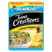 StarKist Tuna Creations, Lemon Pepper, Wild Caught, 16g Protein, 2.6 oz Pouch