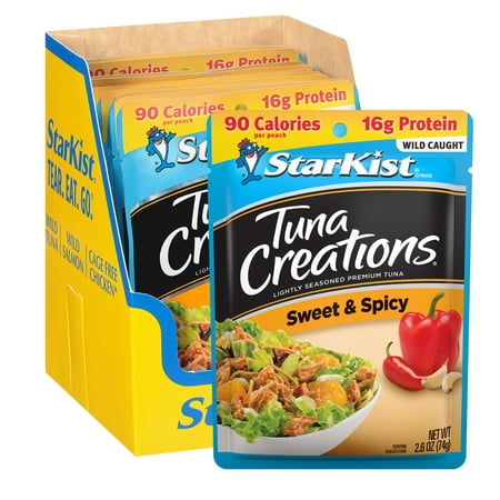 StarKist Tuna Creations, Sweet and Spicy, 2.6 oz, 12 Pouches