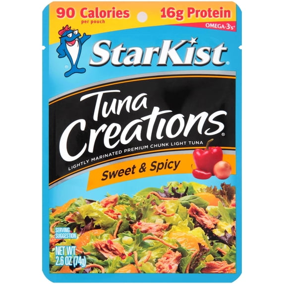 (24 pack) StarKist Tuna Creations, Sweet and Spicy, 2.6oz Pouch