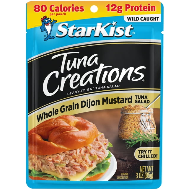 StarKist Tuna Creations, Whole Grain Dijon Mustard Tuna Salad, 3 oz