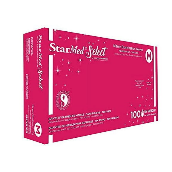 StarMed Select Medium Nitrile Power Free Exam Grade