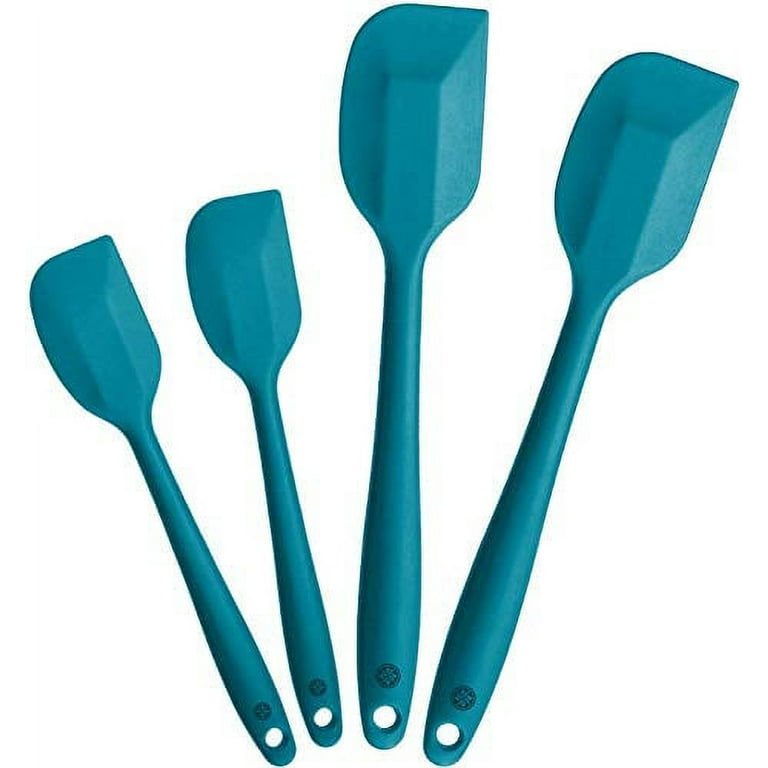 StarPack Basics Silicone Spatula Set (2 Small, 2 Large), High Heat  Resistant to 480°F, Hygienic One Piece Design, Non Stick Rubber Cooking  Utensil Set