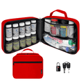 thumbnail image 1 of StarPlus2 Large Original Pill Bottle Organizer, Medicine Bag - Red (with TSA approved lock), 1 of 6