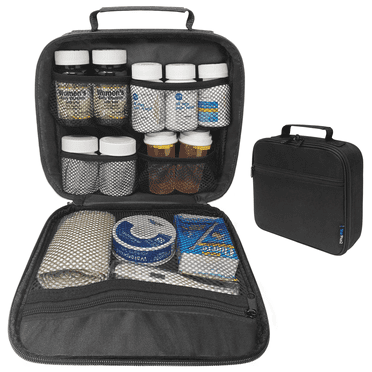 StarPlus2 Medium Pill Bottle Organizer Bag - Black