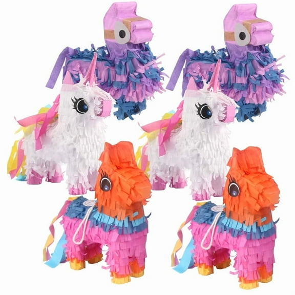 StarQualityBargain 6Pcs Mini Piñatas - Cinco de Mayo/Luau Party Favors for Kids