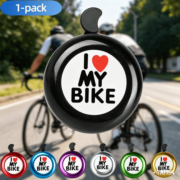 StarQualityBargain Classic Aluminum Bicycle Bell for Commuter, Hybrid and Kids Bikes, Mini Handlebar Design, Black