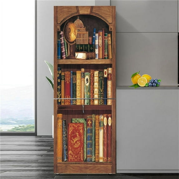StarRefrigerator Sticker For Kitchen Peel & Stick Vinyl Wall Mural DIY Freezer Wallpaper Fridge Cove